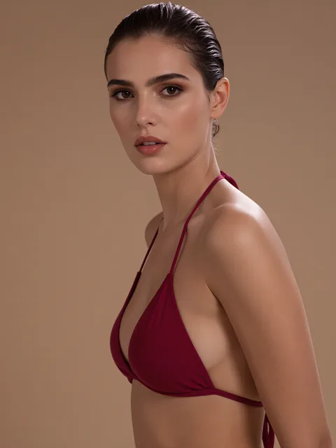 Image exemple pour le prompt bikini IA « Portrait maillots de bain de couverture magazine »