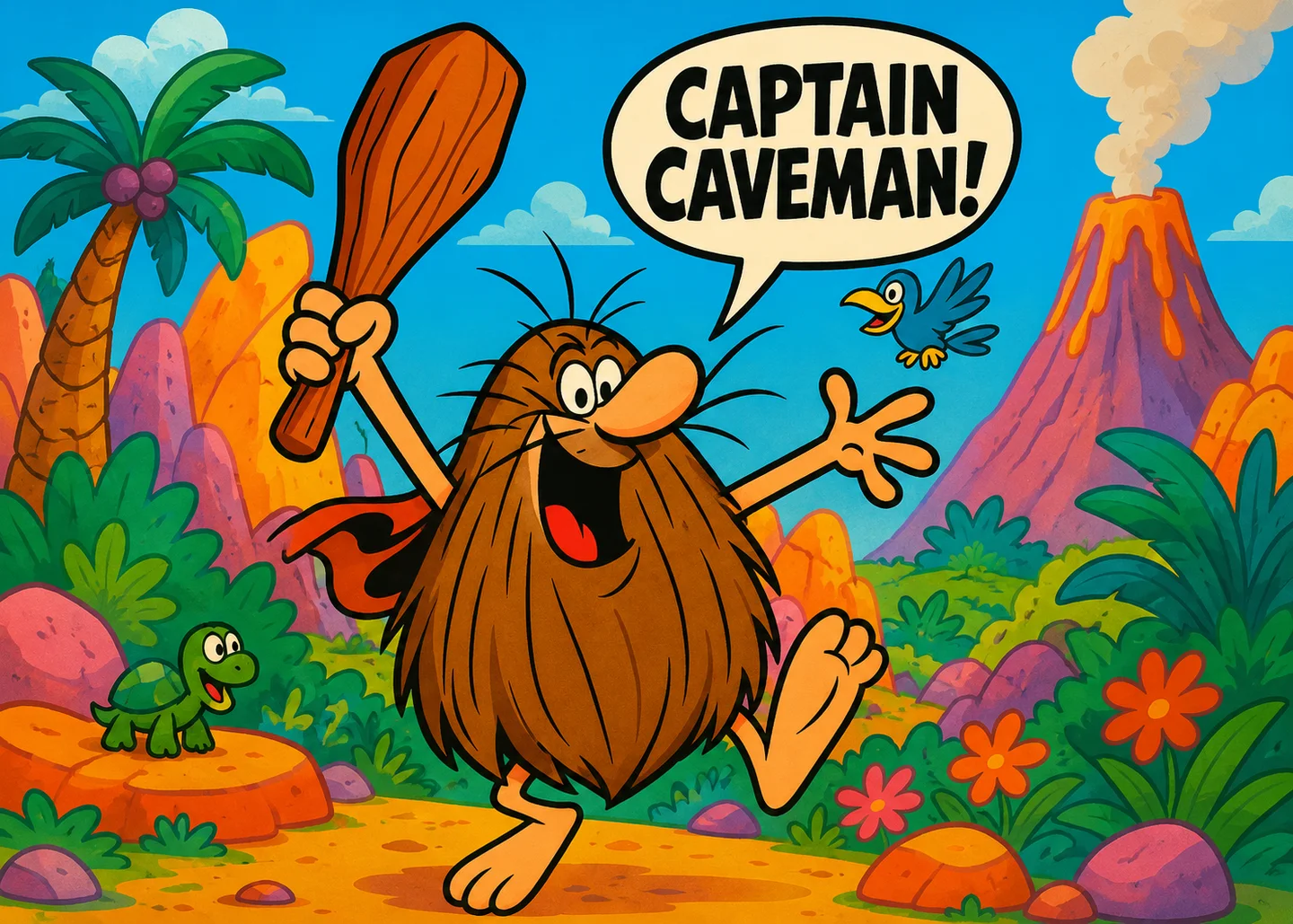 Colorful cartoon character image for educational AI video creation and animated storytelling