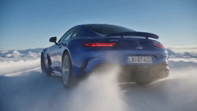 Snow car racing video preview