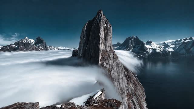Aperçu vidéo cinématique de montagne