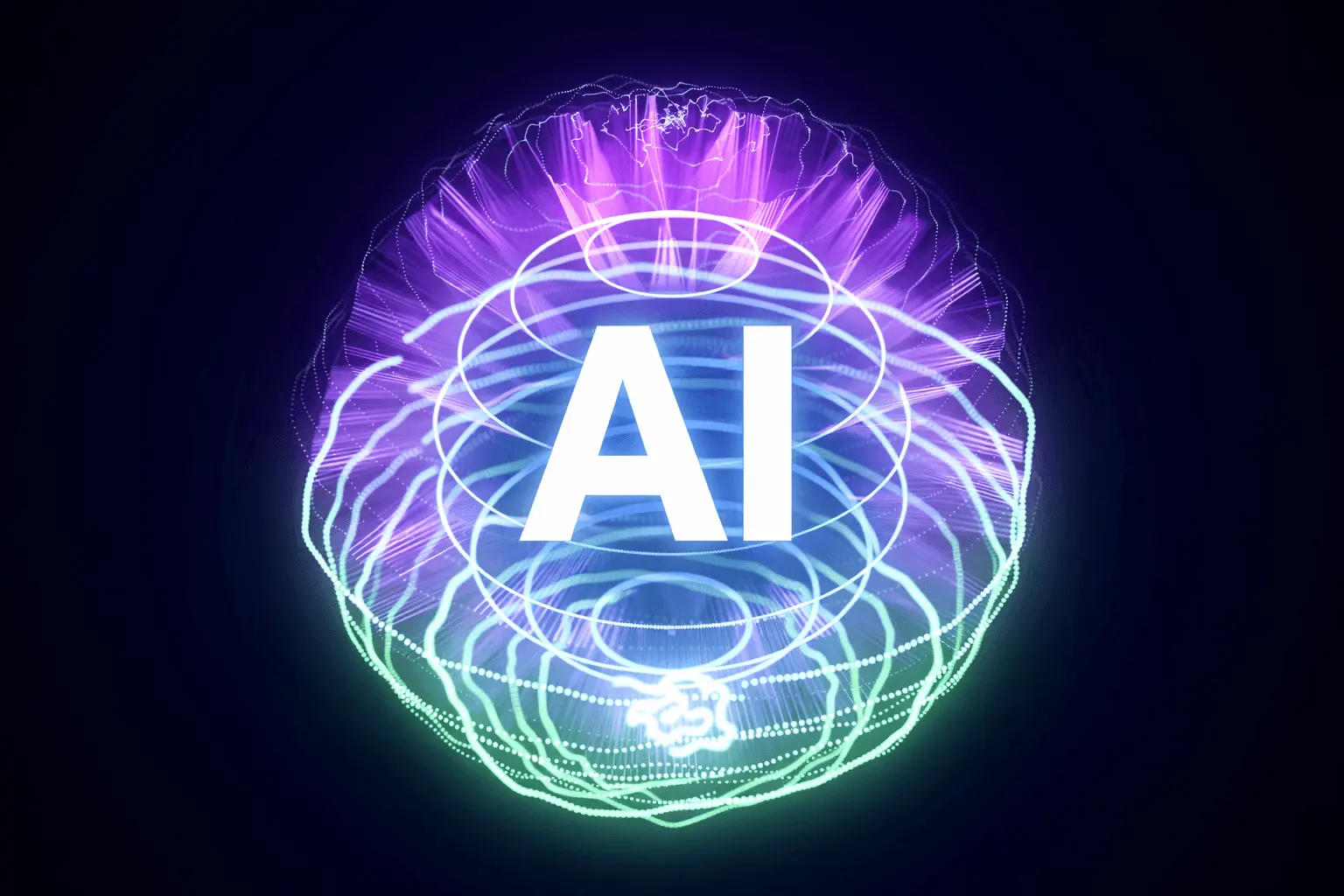 展示人工智能与视频生成技术概念的示意图