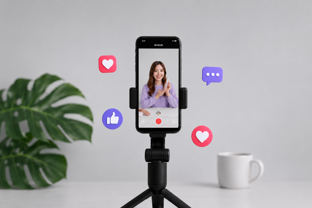 Social media short-form video examples created with Lanta AI Video Generator