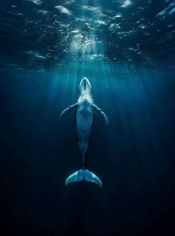 Whale Rises from the Deep