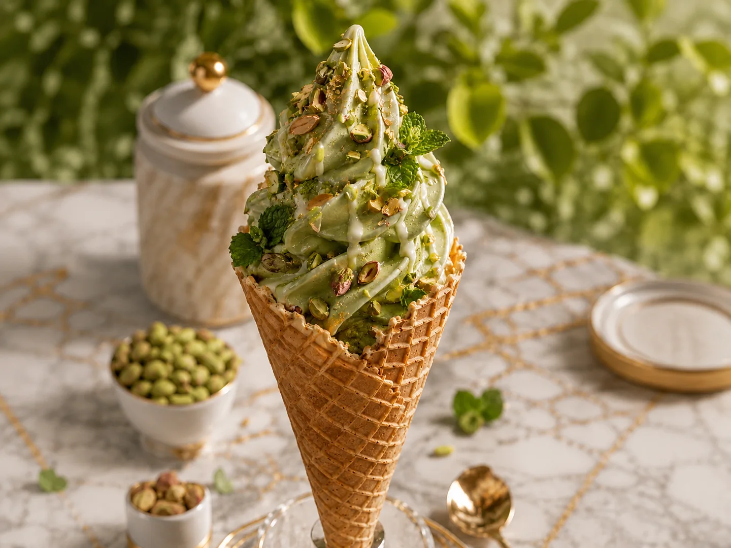 Pistachio Garden Soft Serve