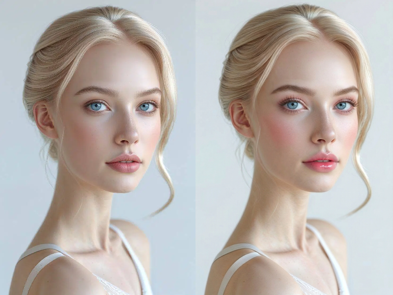 Apercu du maquillage IA