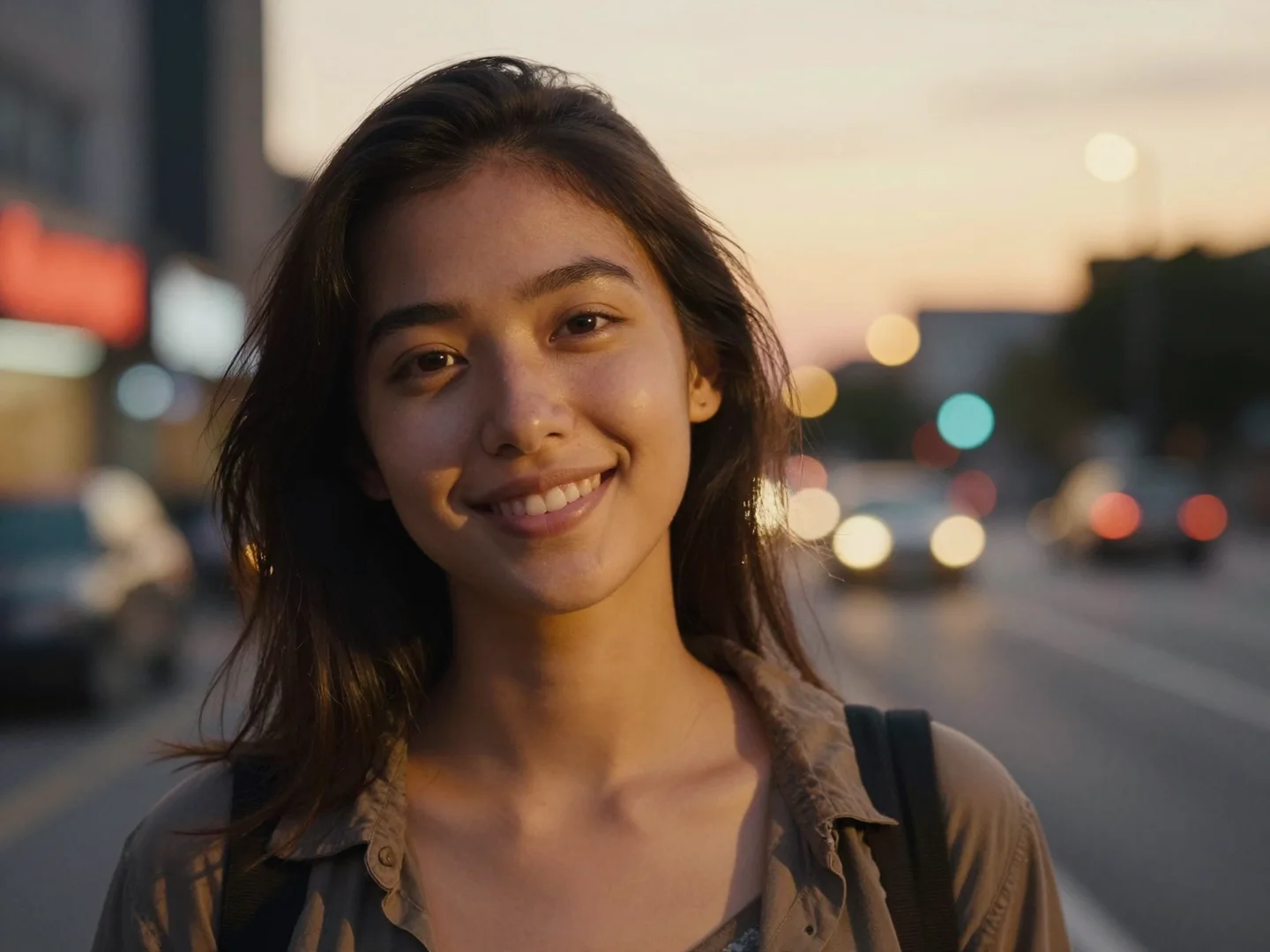 Realistic AI generated portrait with natural lighting and detailed skin texture created using Lanta AI