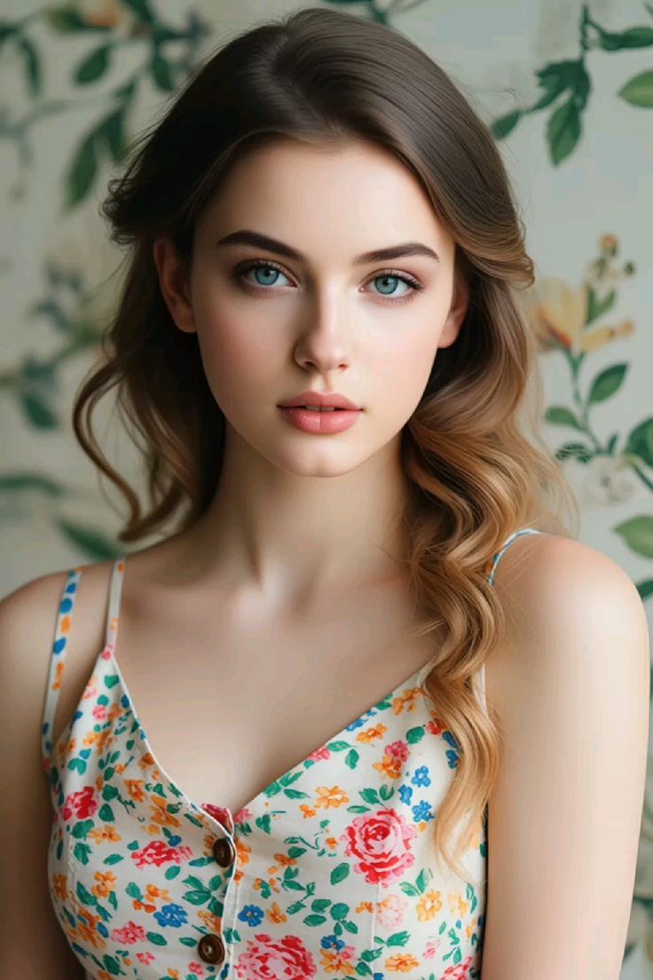 Source portrait before AI face age transformation