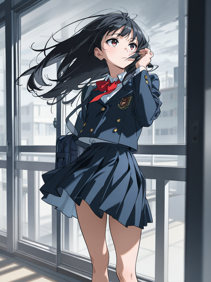 AI animate image original portrait before animation transformation